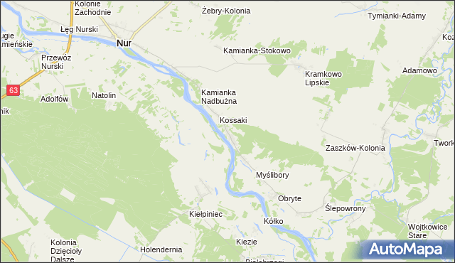 mapa Murawskie Nadbużne, Murawskie Nadbużne na mapie Targeo