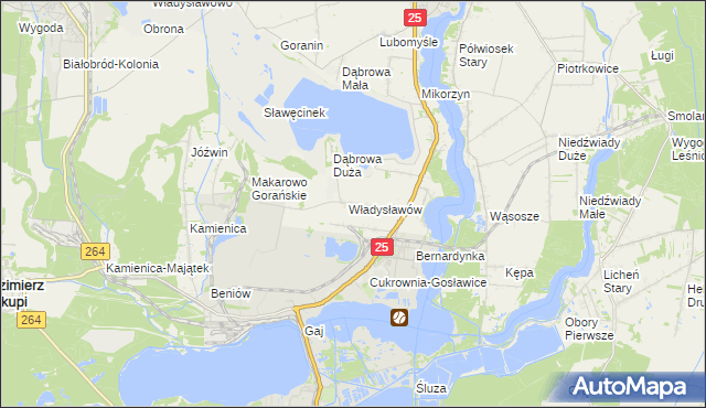 mapa Honoratka, Honoratka na mapie Targeo