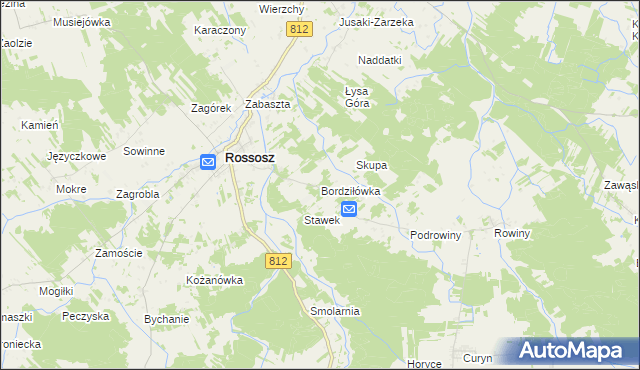 mapa Bordziłówka, Bordziłówka na mapie Targeo