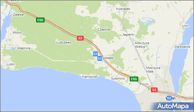 mapa Dargobądz, Dargobądz na mapie Targeo