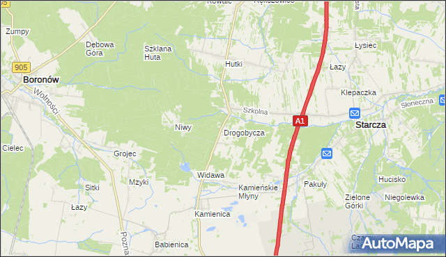 mapa Drogobycza, Drogobycza na mapie Targeo