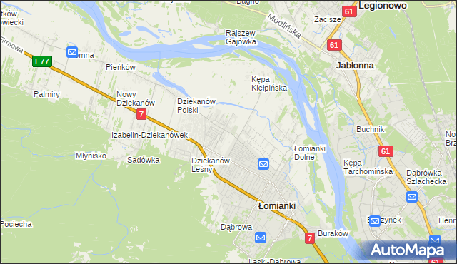 mapa Kiełpin Poduchowny, Kiełpin Poduchowny na mapie Targeo