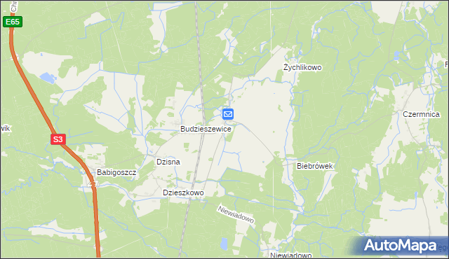 mapa Łoźnica, Łoźnica na mapie Targeo