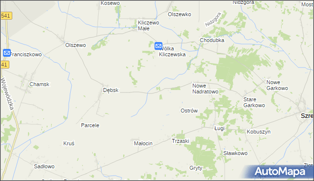 mapa Nadratowo-Bieńki, Nadratowo-Bieńki na mapie Targeo