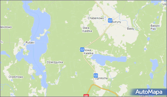 mapa Nowa Kaletka, Nowa Kaletka na mapie Targeo