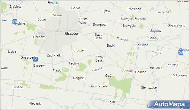 mapa Nowy Besk, Nowy Besk na mapie Targeo