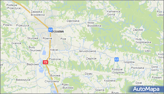 mapa Opacionka, Opacionka na mapie Targeo