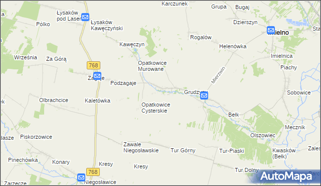 mapa Opatkowice Pojałowskie, Opatkowice Pojałowskie na mapie Targeo