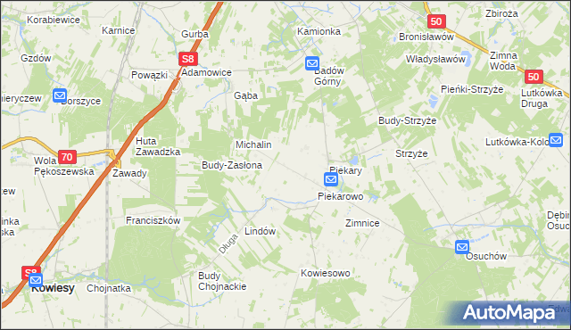 mapa Podlindowo, Podlindowo na mapie Targeo