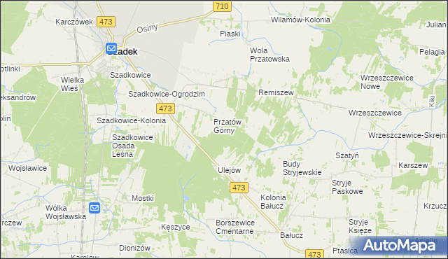mapa Przatówek, Przatówek na mapie Targeo