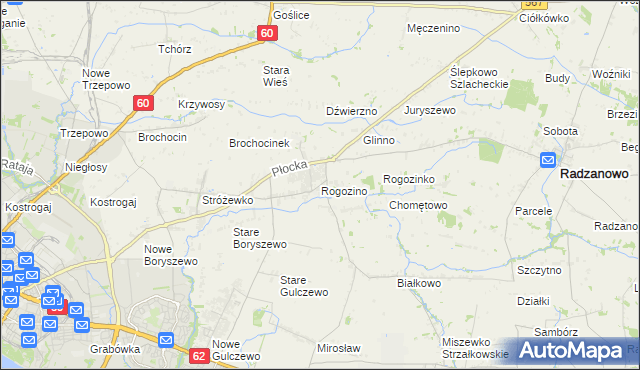 mapa Rogozino, Rogozino na mapie Targeo