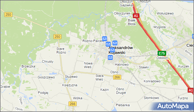 mapa Rudunki gmina Aleksandrów Kujawski, Rudunki gmina Aleksandrów Kujawski na mapie Targeo