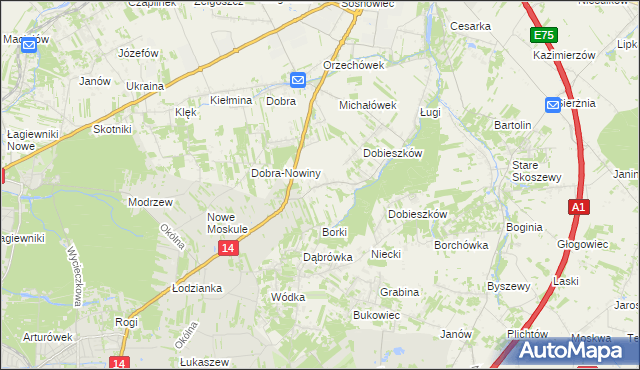 mapa Stary Imielnik, Stary Imielnik na mapie Targeo