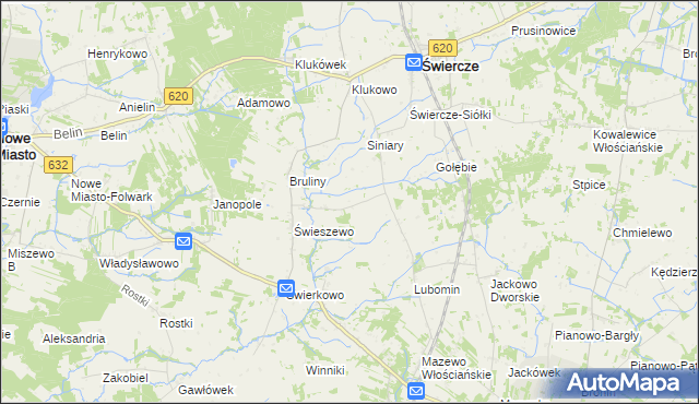 mapa Świeszewko, Świeszewko na mapie Targeo