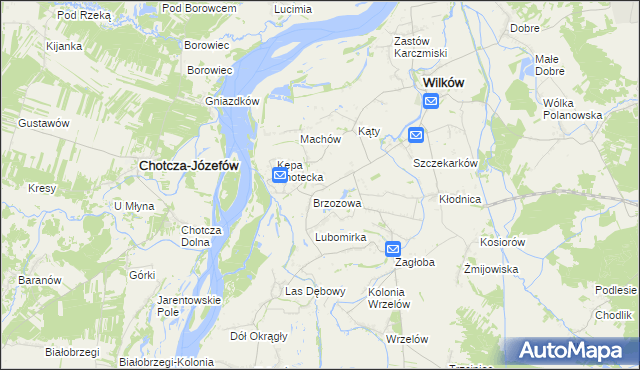 mapa Szkuciska, Szkuciska na mapie Targeo