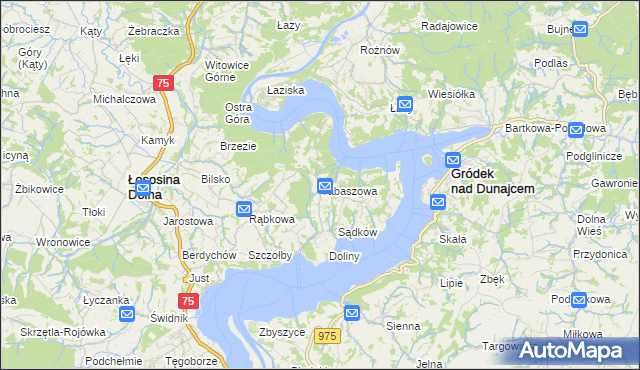 mapa Tabaszowa, Tabaszowa na mapie Targeo