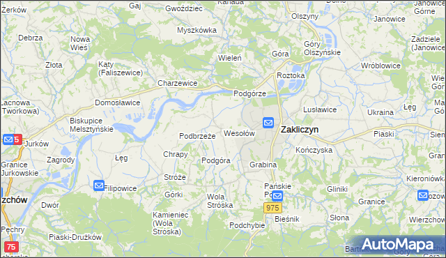 mapa Wesołów, Wesołów na mapie Targeo