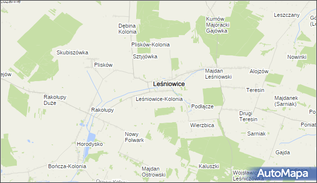 mapa Janówka gmina Leśniowice, Janówka gmina Leśniowice na mapie Targeo