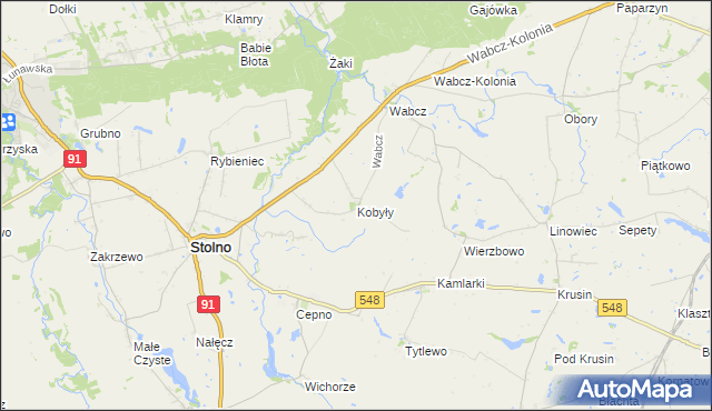 mapa Kobyły, Kobyły na mapie Targeo