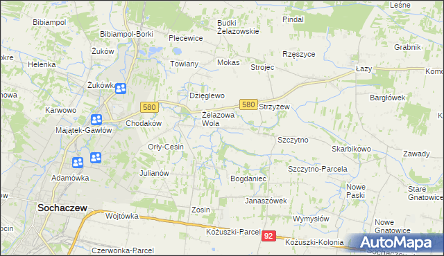 mapa Nowe Mostki, Nowe Mostki na mapie Targeo