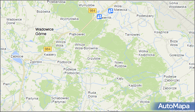 mapa Rydzów, Rydzów na mapie Targeo