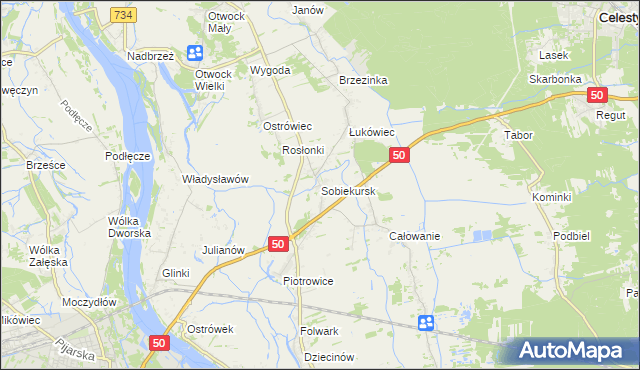 mapa Sobiekursk, Sobiekursk na mapie Targeo