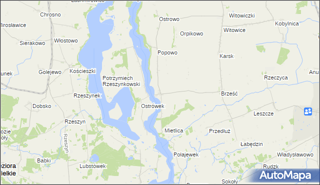 mapa Złotowo gmina Kruszwica, Złotowo gmina Kruszwica na mapie Targeo