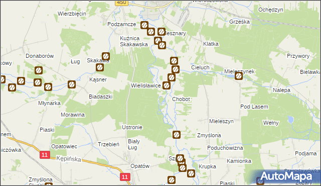 mapa Dobrygość, Dobrygość na mapie Targeo