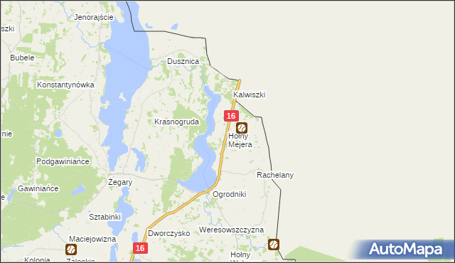 mapa Hołny Mejera, Hołny Mejera na mapie Targeo