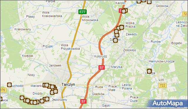 mapa Kotorydz, Kotorydz na mapie Targeo