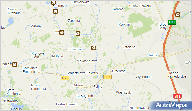 mapa Kropiwne Stare, Kropiwne Stare na mapie Targeo