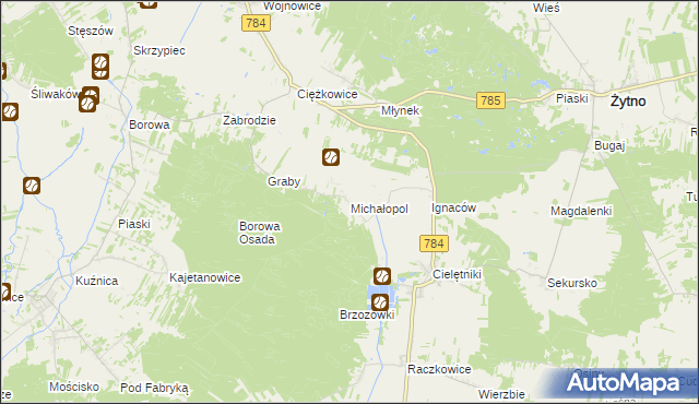 mapa Michałopol, Michałopol na mapie Targeo