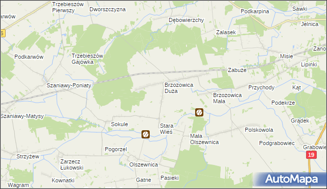 mapa Mościska gmina Kąkolewnica, Mościska gmina Kąkolewnica na mapie Targeo