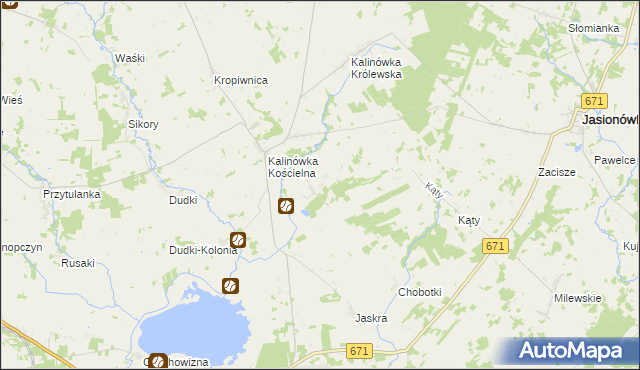 mapa Ogrodniki gmina Knyszyn, Ogrodniki gmina Knyszyn na mapie Targeo