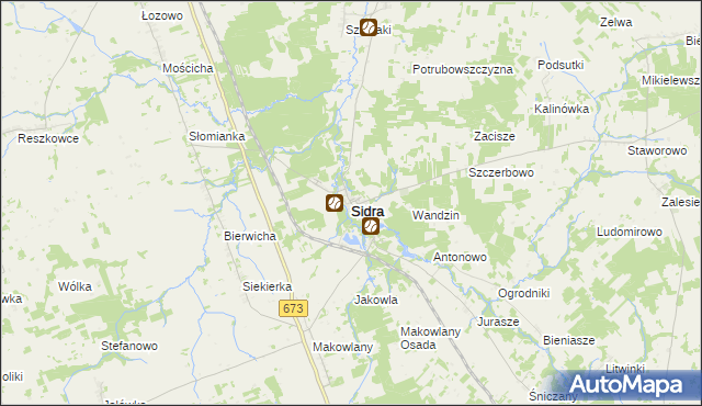 mapa Sidra, Sidra na mapie Targeo