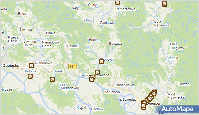 mapa Skopów, Skopów na mapie Targeo