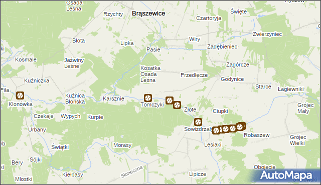 mapa Sokolenie, Sokolenie na mapie Targeo