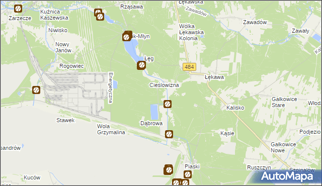 mapa Stefanowizna, Stefanowizna na mapie Targeo