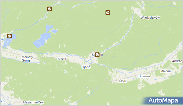 mapa Szewce gmina Janów Lubelski, Szewce gmina Janów Lubelski na mapie Targeo