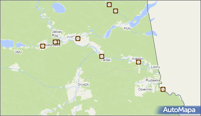 mapa Tartak gmina Płaska, Tartak gmina Płaska na mapie Targeo