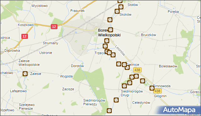 mapa Trzecianów-Osiedle, Trzecianów-Osiedle na mapie Targeo