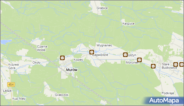 mapa Zagwiździe, Zagwiździe na mapie Targeo