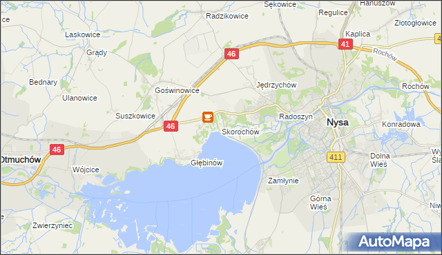 mapa Skorochów, Skorochów na mapie Targeo