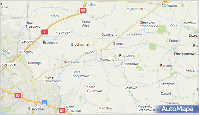 mapa Rogozino, Rogozino na mapie Targeo