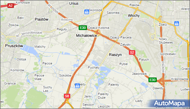 mapa Nowe Grocholice, Nowe Grocholice na mapie Targeo