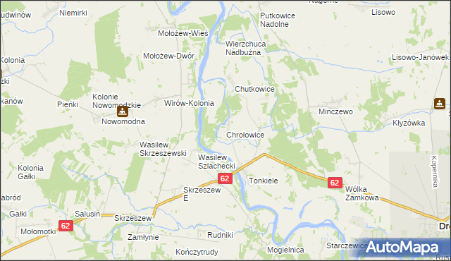 mapa Chrołowice, Chrołowice na mapie Targeo