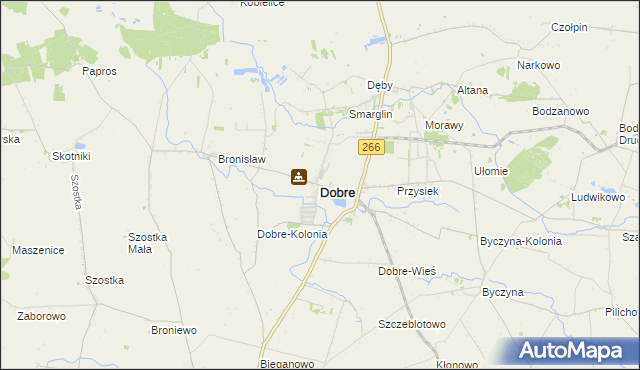 mapa Dobre powiat radziejowski, Dobre powiat radziejowski na mapie Targeo