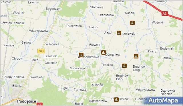 mapa Krasnołany, Krasnołany na mapie Targeo