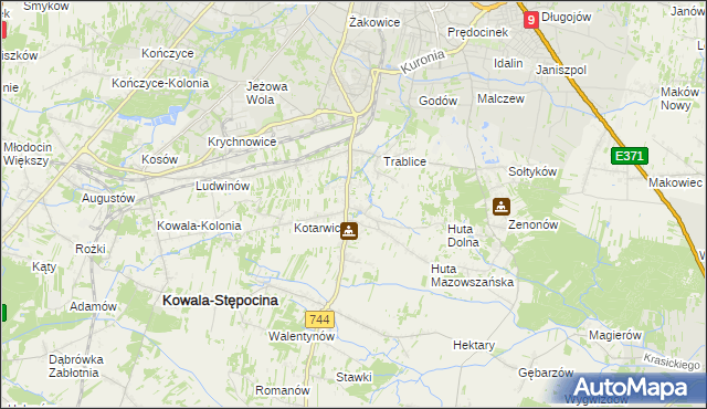 mapa Mazowszany, Mazowszany na mapie Targeo