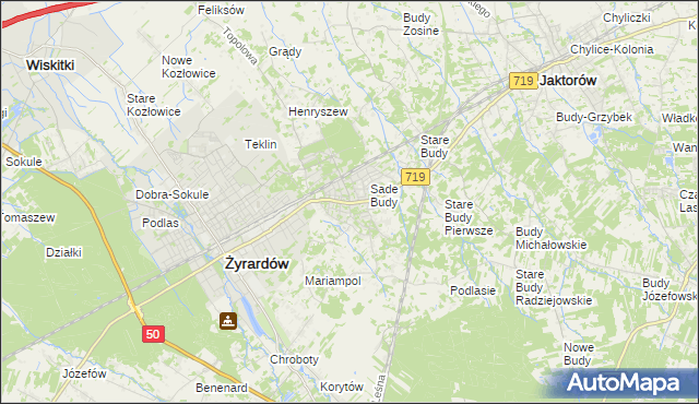 mapa Międzyborów, Międzyborów na mapie Targeo